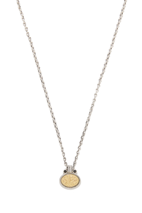 Chain Of Happiness Necklace, 18k Gold & Sterling Silver
